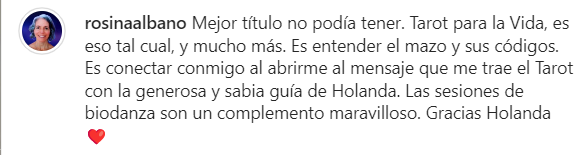 testimonio rosina